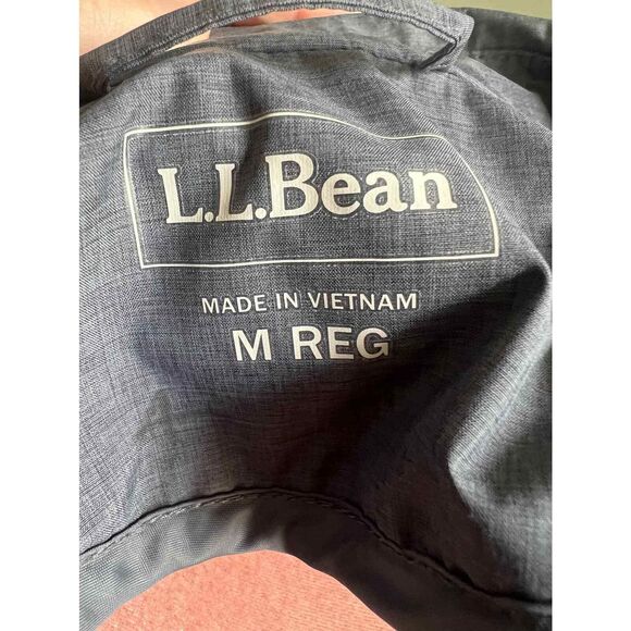 L.L. Bean Rain Trench Coat Jacket - Picture 4 of 5